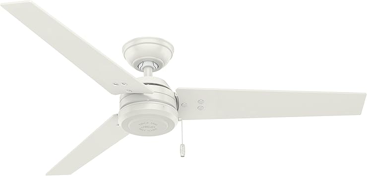 Hunter Fan Company 59263 Cassius Fresh White Ceiling Fan 52