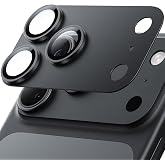 Hoerrye for iPhone 18 Pro Max Camera Lens Protector - Matte Alloy, HD Clear | Military-Grade Protection, Metal Frame 9H+ Tempered Glass Cover, Case-Friendly, Strong Adhesion, Full Lens Coverage, Black