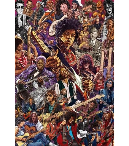 Amazon.com: Jimi Hendrix VI by Dean Russo, 24x32-Inch : Everything