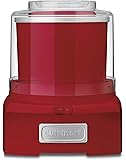 Cuisinart ICE-21R Frozen Yogurt, Ice Cream & Sorbet Maker, Red
