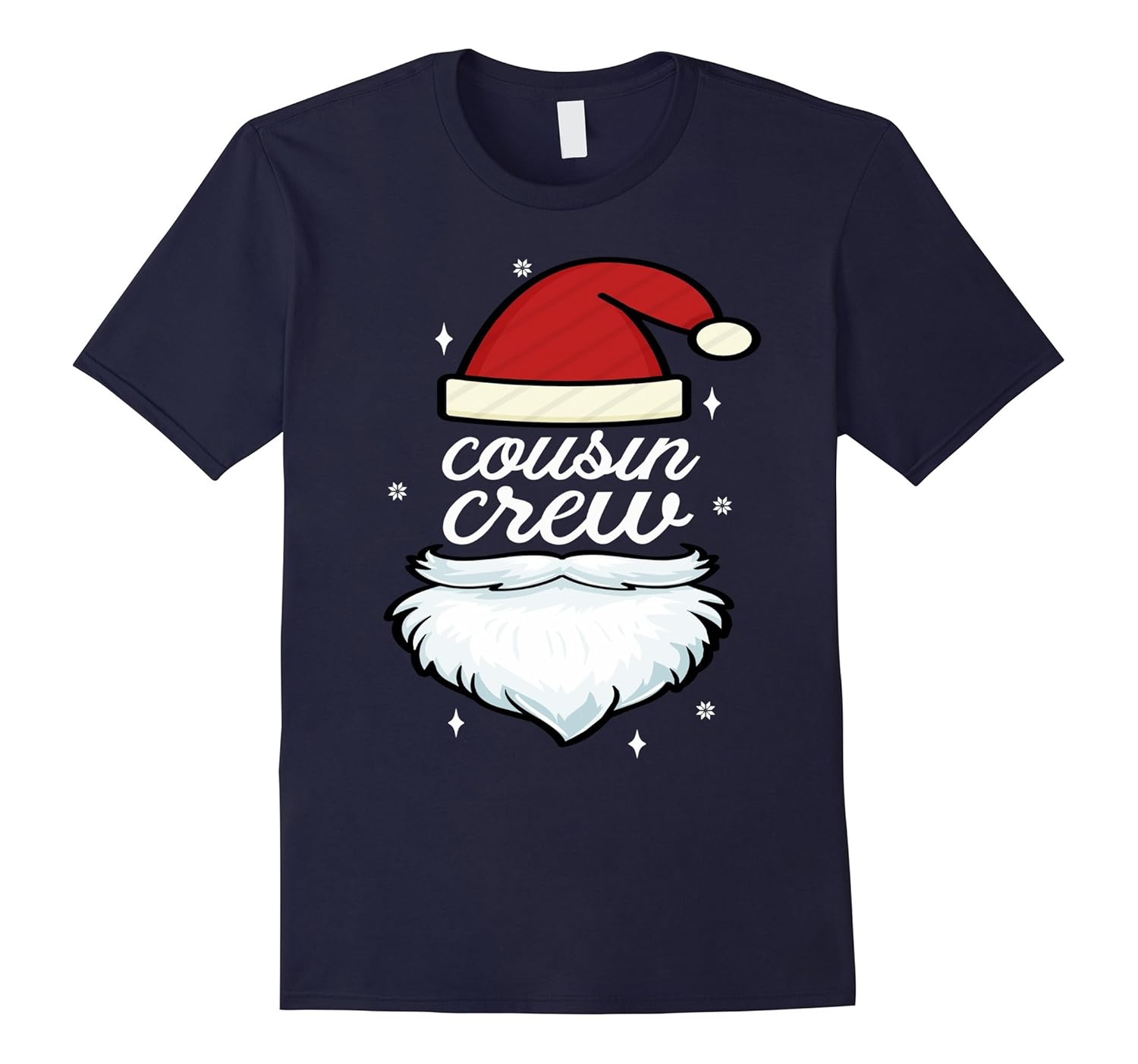 Matching Family Cousin Crew Funny Christmas T-Shirt-ANZ