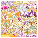 Princess Crown Stickers |50Pcs Princess Tiara