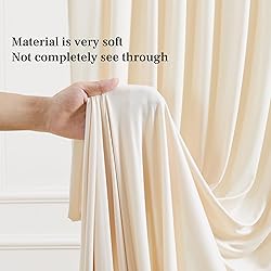 8x10FT Champagne Backdrop Curtains for Wedding