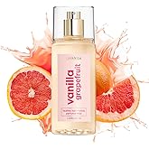 Lavanila Vanilla Grapefruit Healthy Hair + Body Perfume Mist, 5 Fl Oz - Bright & Uplifting Fragrance Spray Formulated with Jojoba Oil, Madagascar Vanilla, Cedarwood, Pink Grapefruit