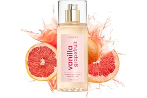 Lavanila Vanilla Grapefruit Healthy Hair + Body Perfume Mist, 5 Fl Oz - Bright & Uplifting Fragrance Spray Formulated with Jojoba Oil, Madagascar Vanilla, Cedarwood, Pink Grapefruit
