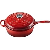 Le Creuset Enameled Cast Iron Signature Cassadou, 3.75 qt., Cerise