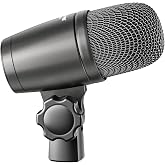 Phenyx Pro PDM34 Snare Drum Mic, Cardioid Dynamic Microphone with Clip-on Microphone Clamp, Integral Stand Mount, and Long-Lasting Metal Housing