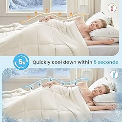 HYLEORY Cooling Comforter Twin Size - Summer