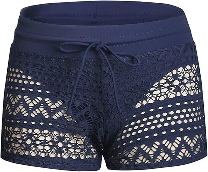 Timagebreze Women Ladies lace Mini Bikini Swim Shorts Girls Swimwear