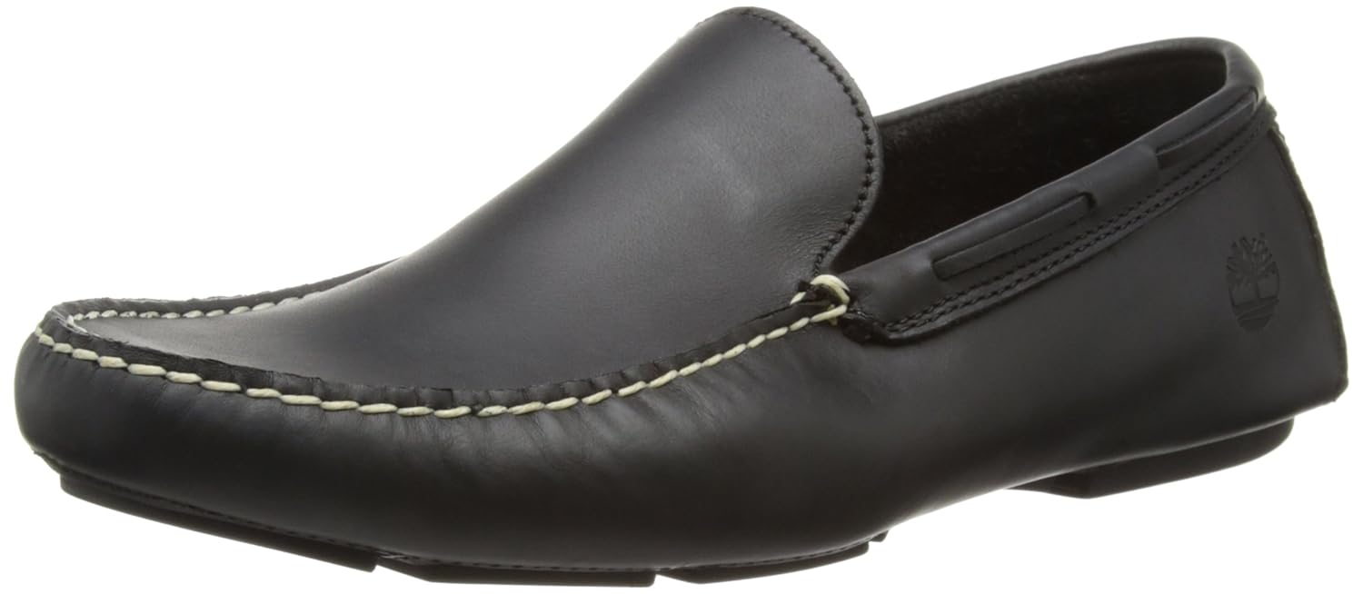 timberland black loafers