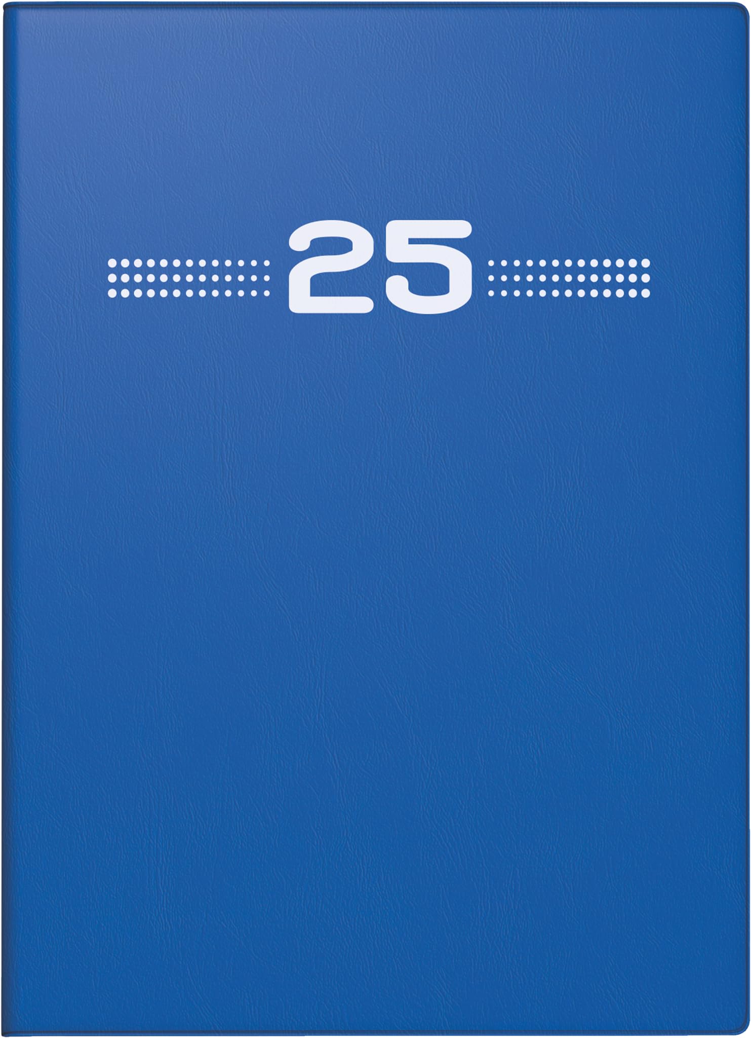 rido/idé Pocket Diary Model Perfect/Technik I (2025), 2 Pages = 1 Week, A6, 144 Pages, Plastic Cover, Blue