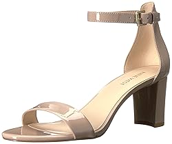 Nine West Women's Pruce Heeled Sandal, Natural