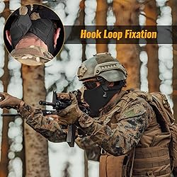 Qavctw Tactical Shooting Mask Foldable Airsoft