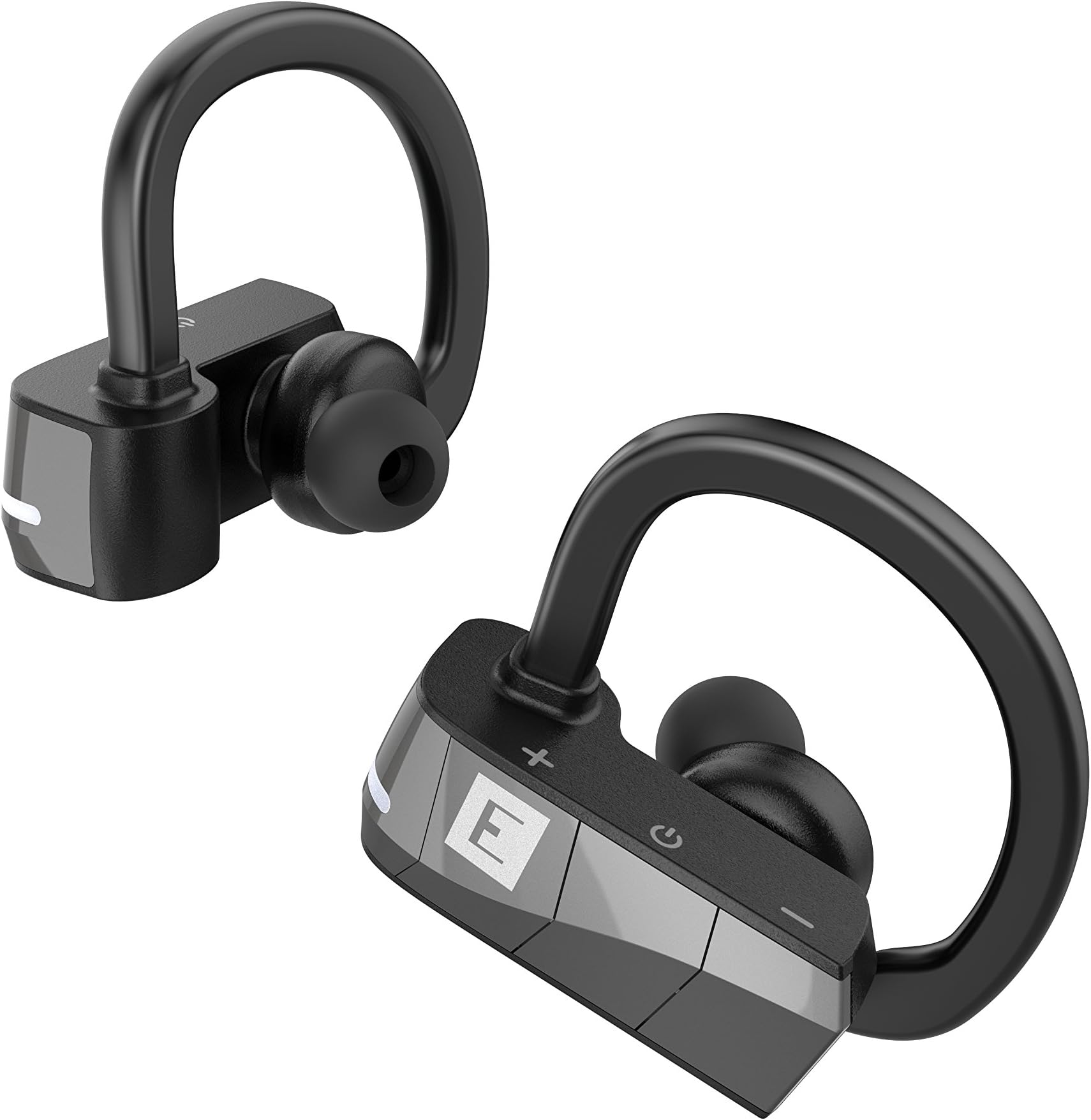 ERATO Rio 3 - Wireless Bluetooth Sports Headphones with Memory Strap - Silver