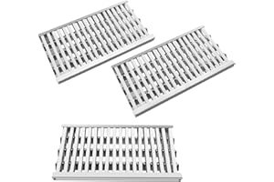 Plowo DCS Radiant Tray Ceramic Rod Complete Grill Heat Plate Shield Replacement for DCS 27DBQ, 27DBQR, 27DBR, 27DSBQ, 27DSBQR, 27FSBQ, 27FSBQR, 36DBQ, 36DBQAR, 36DBQR, 36EBQAR, 48DBQ, 48EBQR, 92911