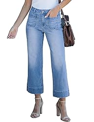 luvamia Wide Leg Jeans for Women Trendy High