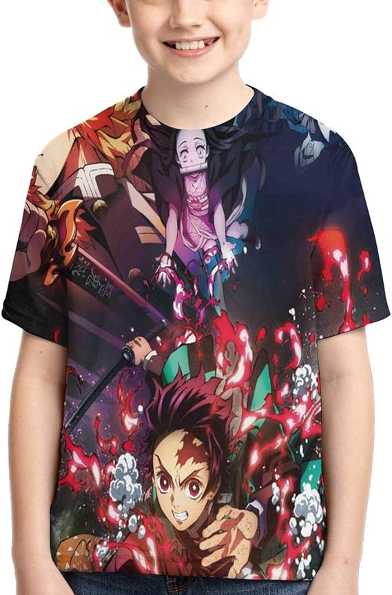 Amazon Co Jp 鬼滅の刃 無限列車編 Tシャツ 子供 キッズ かわいい プリント 柔らかい 服 アニメ 半袖 女の子 男の子 誕生日 プレゼント イベント 衣装 男女兼用 煉獄杏寿郎 煉獄槇寿郎 鱗滝左近次 服 ファッション小物