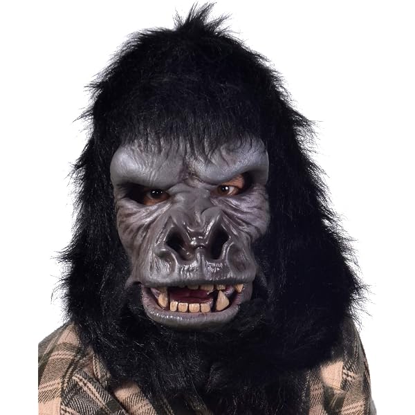 Zagone Studios Gorilla-Maske Aus Latex – Realistische Tier-Maske Für Kostüme & Parties