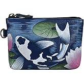 Anna by Anuschka Women's Hand Painted Leather Coin Pouch Purse