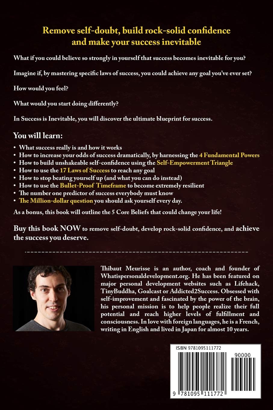 Success is Inevitable: 17 Laws to Unlock Your Hidden Potential, Skyrocket Your Confidence and Get What You Want from Life (Success principles)