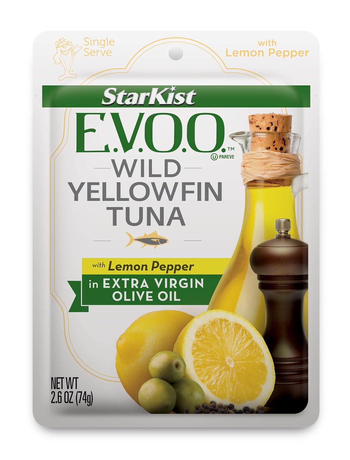 Starkist E.V.O.O. Yellowfin Tuna with Lemon Pepper In Extra Virgin