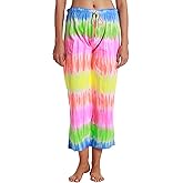 Just Love Women Tie Dye Pajama Capri Pants