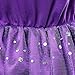 Little Girls Princess Rapunzel Dress Costume (Purple, 110cm for 3 Years)