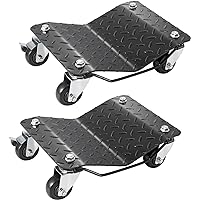 VEVOR Wheel Dolly, 3000 lbs/1360 kg Car Dollies, Wheel Dolly Car Tire Stake Set of 2 Piece, Heavy-Duty Car Tire Dolly Moving