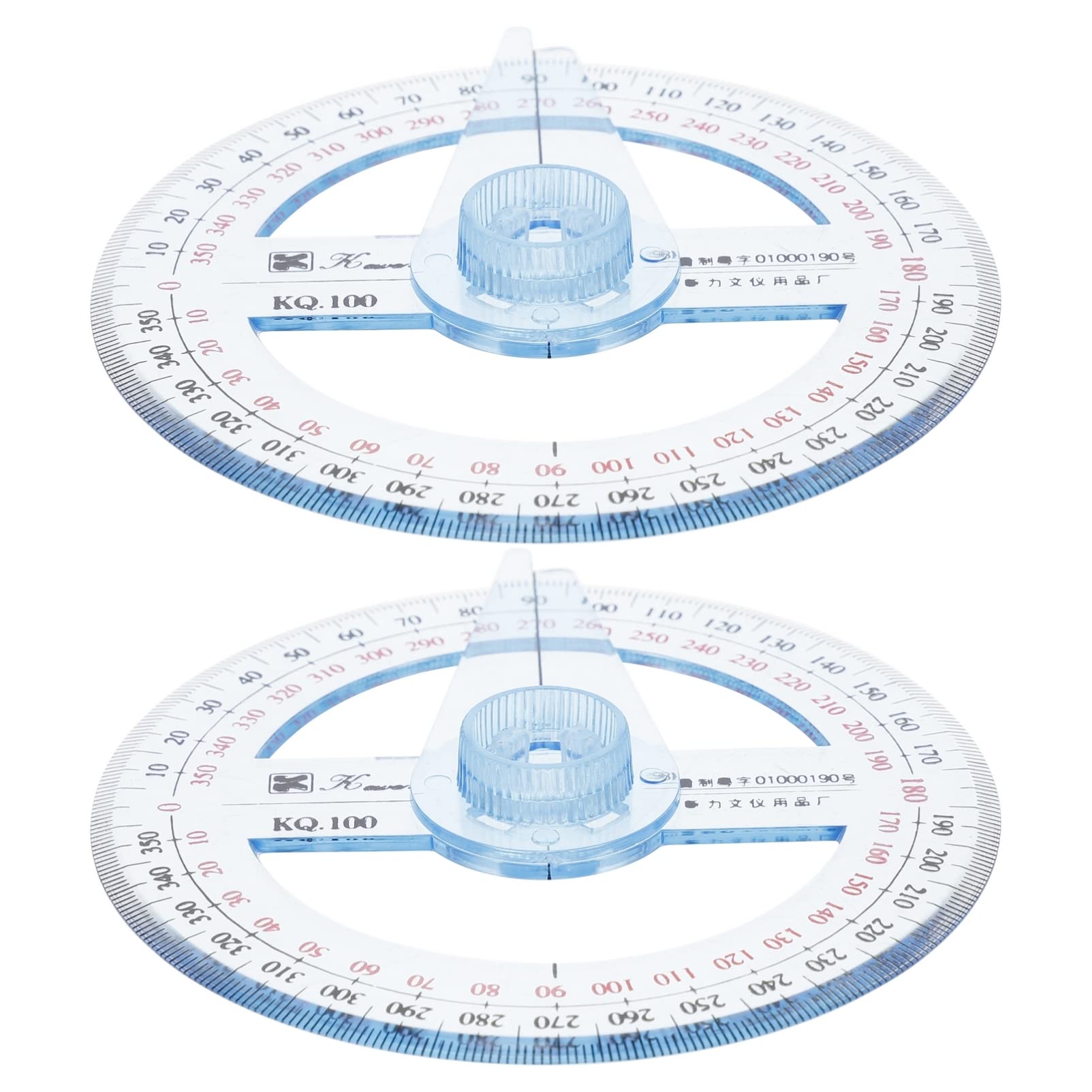 Mua EXCEART Protractor Ruler Angle Protractor Plastic 360 Degree Circle ...