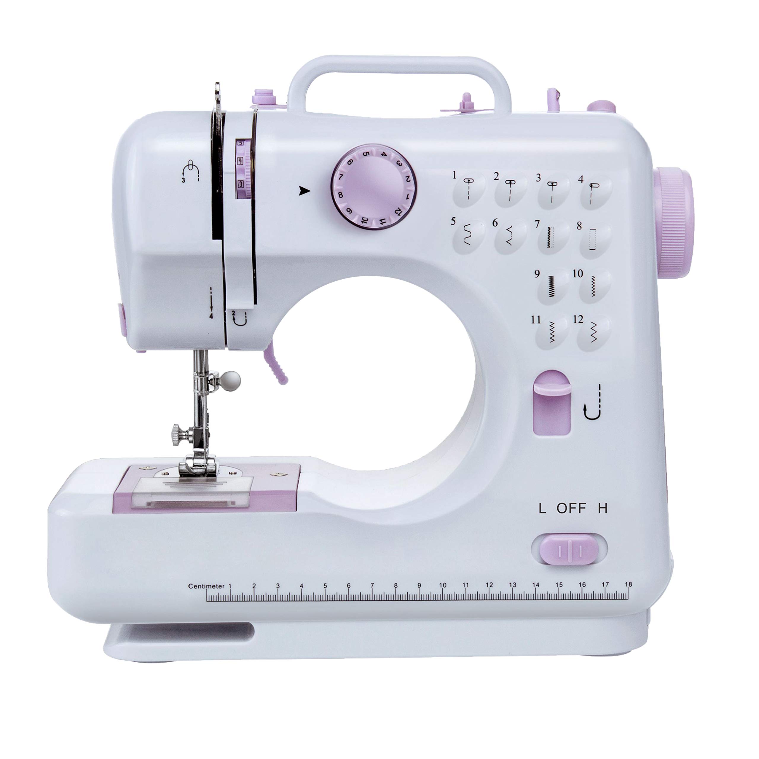 Varmax Sewing Machine with 12 Stitches Multifunctional Sewing Machine