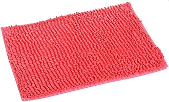 KSDN Non Skid Bath Rug Shaggy,Chenille Ultra Soft Microfiber Shower Safety Protection Mat,Water Absorbent Quick Dry Mat...