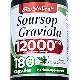 Lab | Soursop Supplement | Graviola | 180 Capsules | Soursop Graviola Caps