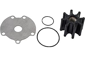 Quicksilver 59362T6 Sea Water Pump Impeller Replacement Kit for MerCruiser Engines with One-Piece Pump Body