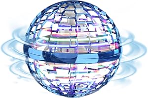 FLYNOVA Flying Toys for Age 8-13,2023 Magic Hover Orb Ball with Lights,Boomerang Fidget Spinner Drone,Christmas Birthday Gift for Boys Girls Kids 6 7 8 9 10+,Indoor Outdoor Game,Autism Stress Relief