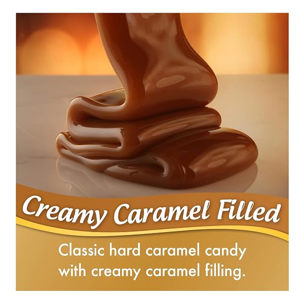 WERTHER CREAMY CARAMEL FILLED HARD CANDIES – 1 LB OF CARAMELS – DELICIOUS CLASSIC TASTE EVERYONE ENJOYS – STOCK UP WITH 1LBS OF CANDY – PERFECT FOR SHARING