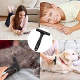 Kunoli Carpet Rake Portable Pile Lift for Rugs Dog Grooming Double Row Pins view 5