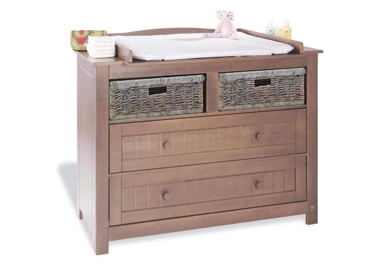 Pinolino Wickelkommode Jelka breit, schöne, breite Wickelkommode