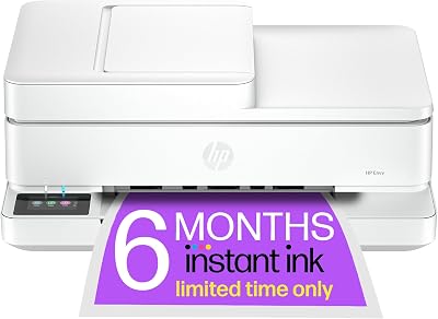 HP Envy 6530e All in One Printer Wireless Duplex Auto Document Feeder