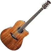 Ovation 6 String Acoustic-Electric Guitar, Right Handed, Figured Koa (CS24P-FKOA)