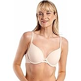 Floatley to The T-Shirt Bra for Women, Silky Comfort Cushioned Underwire Grip Band Lightly Lined Full Coverage Bra