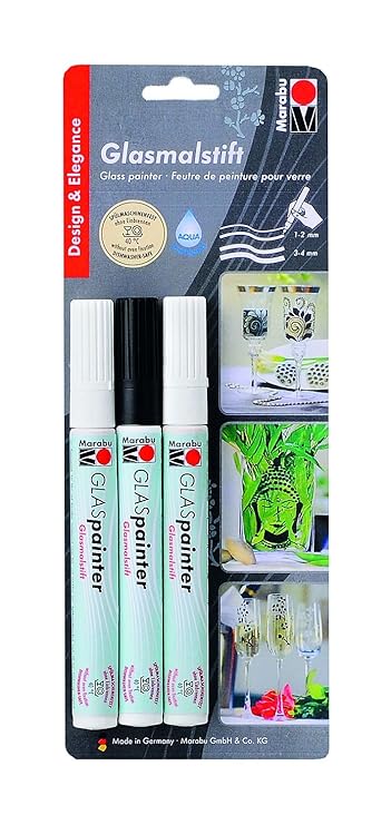 Marabu 012400081 - Glas Painter Design Elegance, Sortierung