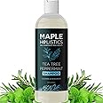 Rosemary Tea Tree Mint Shampoo - Clarifying Shampoo for Build Up and Flakes with Peppermint Oil and Tea Tree Essential Oil for Dry Scalp Treatment - Deep Cleansing Peppermint Tea Tree Shampoo (8oz)