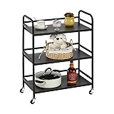 GYCZYCX 3-Tier Rolling Cart,Utility Cart,Kitchen