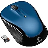 Logitech M325 910-002650 Blue 3 Buttons 1 x Wheel USB RF Wireless Optical Mouse