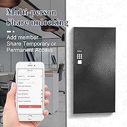 120 Key Cabinet Organizer,Metal Key Lock Box Wall