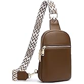 DIOMO Anti Theft Small Sling Bag for Women Cross Body Bag Trendy, RFID Fanny Packs Vegan Leather for Women Travel Belt Purse