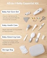 Lictin 26 in 1 Baby Care Kit Rechargeable Nail Trimmer Auto Light view 5