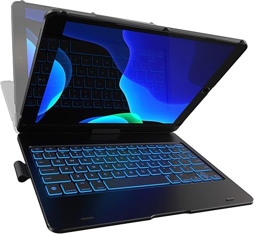 Amazon.com: iPad 7th Generation 10.2 Keyboard Case, 360° 7-in-1 in 12