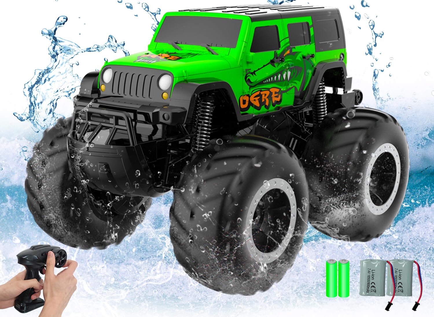 STEMTRON Amphibious Remote Control Car Toys for