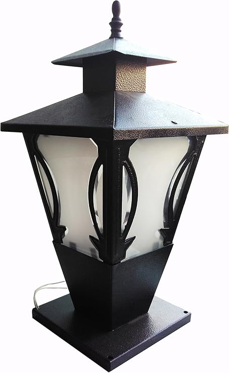 Hi-Tech Lights Glass Gate Light (Bronze, Hi-4)